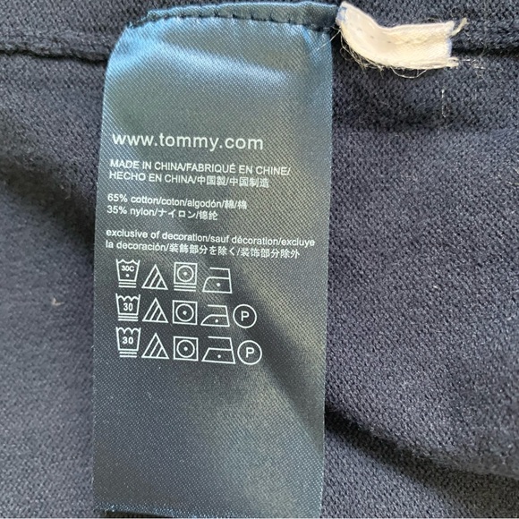 ✨2/20✨ Tommy Hilfiger Navy V Neck Sweater - Picture 5 of 5